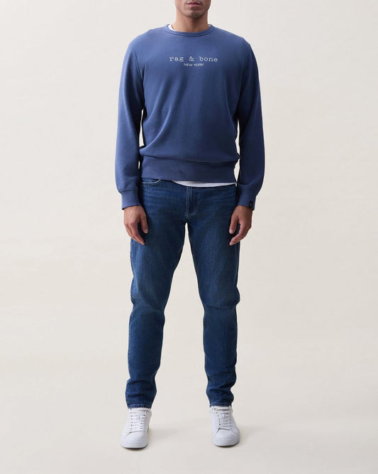 Massey Terry Sweatshirt - Worn Indigo
