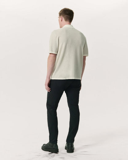 Avery Zig-Zag Zuma Knit Shirt - Ivory