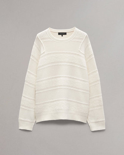 Colton Relaxed Fit Wool-Blend Sweater - Ivory