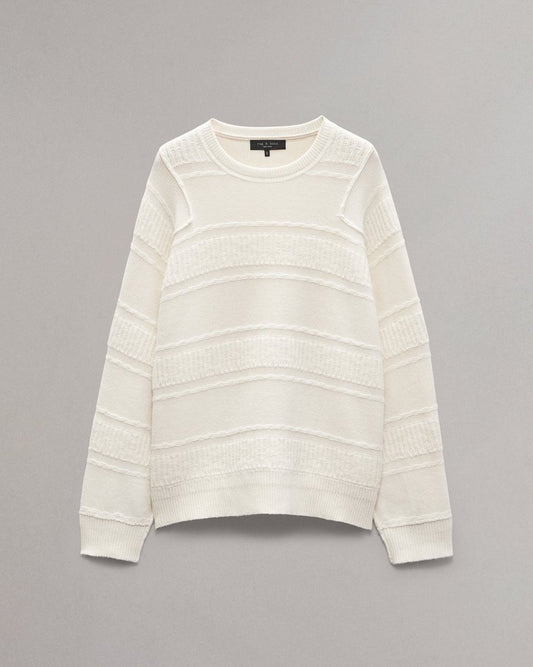 Colton Relaxed Fit Wool-Blend Sweater - Ivory