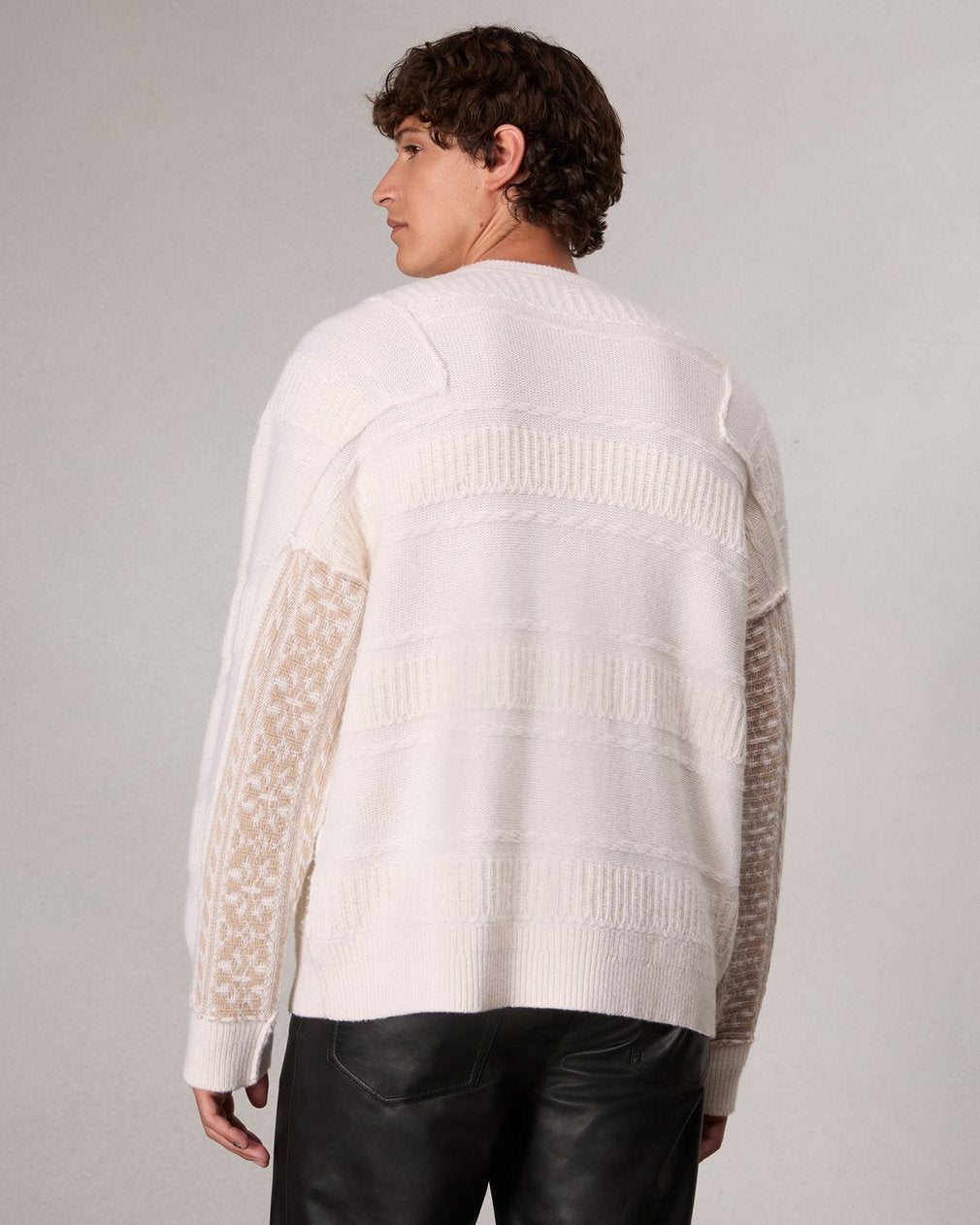 Colton Relaxed Fit Wool-Blend Sweater - Ivory
