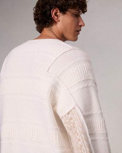Colton Relaxed Fit Wool-Blend Sweater - Ivory
