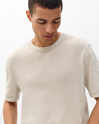 Harvey Crewneck T-Shirt - Desert Sand