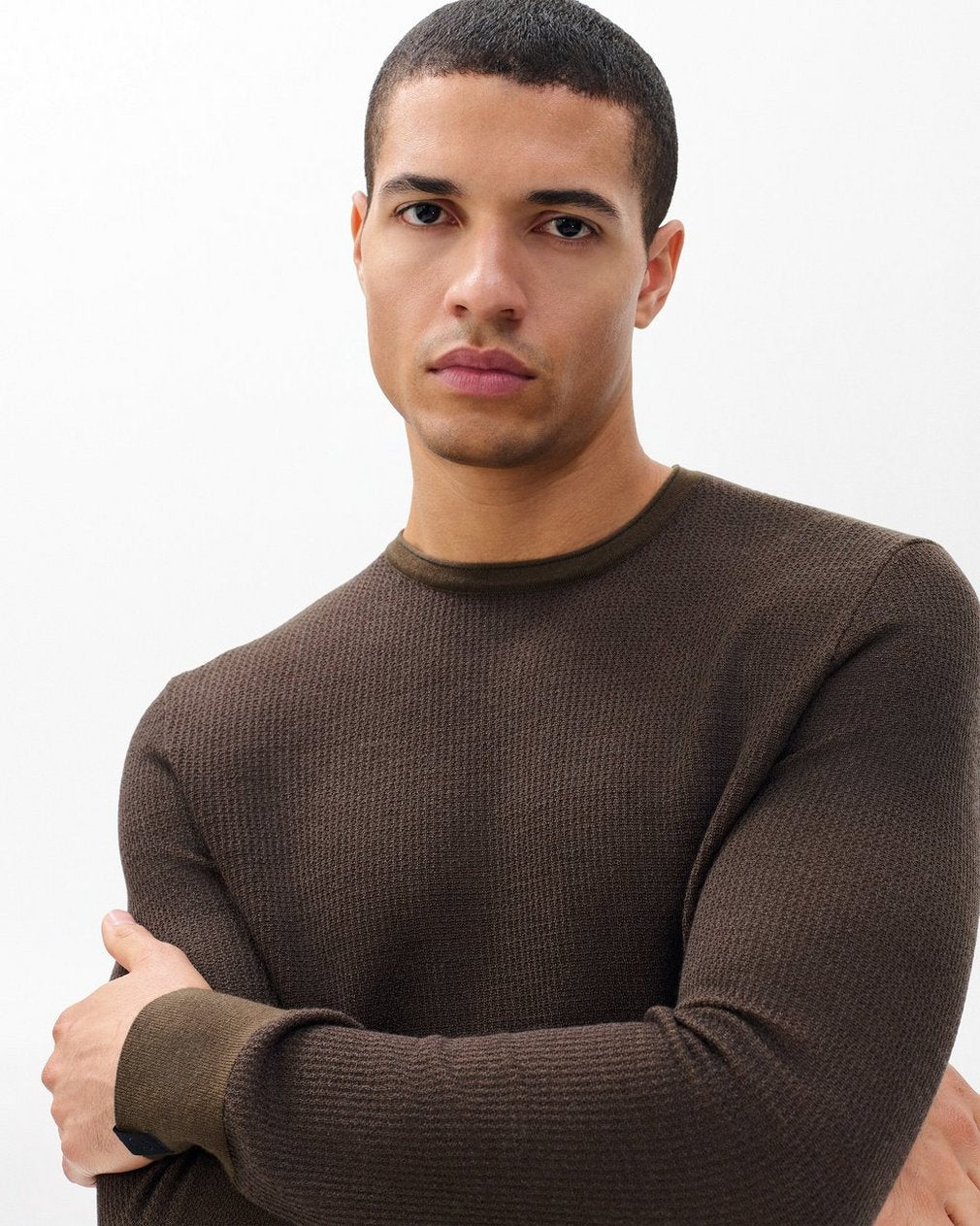 Gregory Crewneck Sweater - Stonewall
