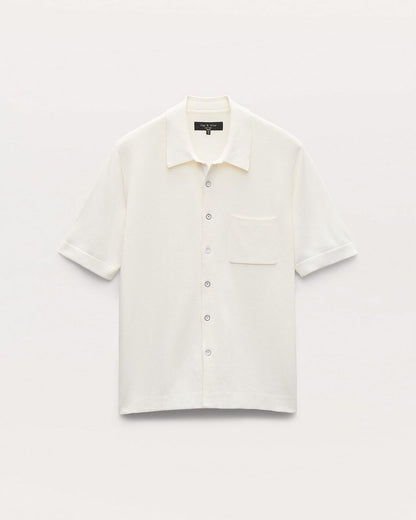 Dalton Knit Shirt - White