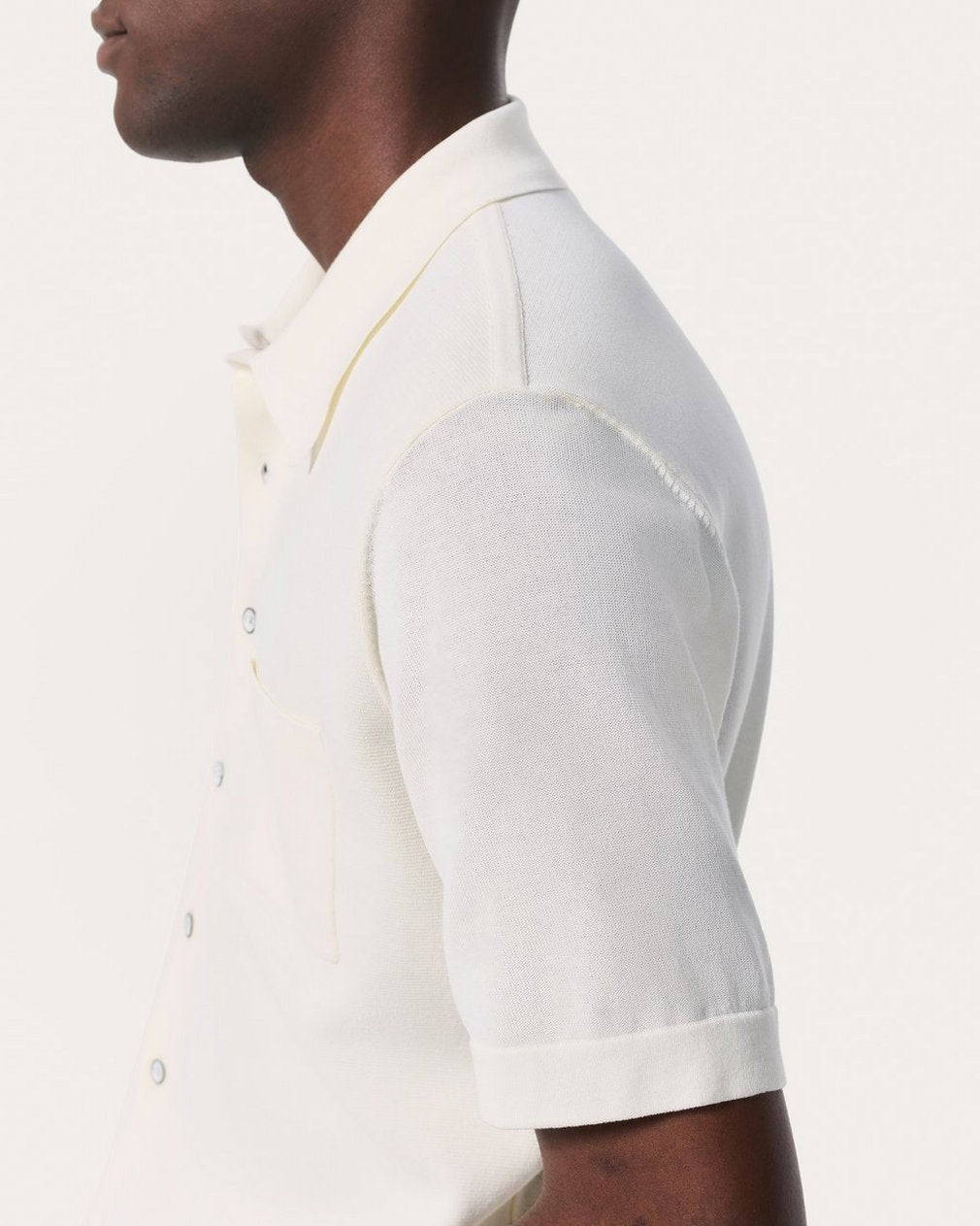 Dalton Knit Shirt - White