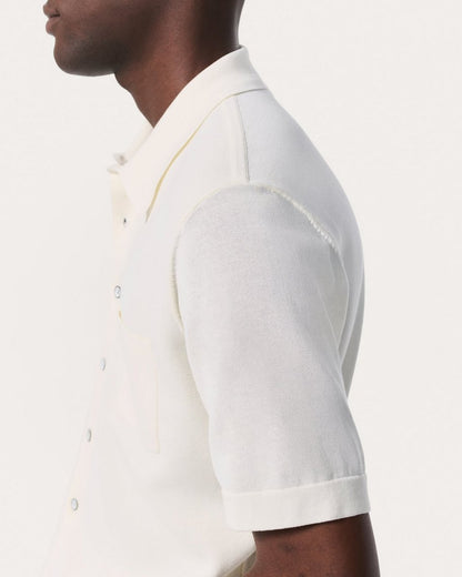 Dalton Knit Shirt - White