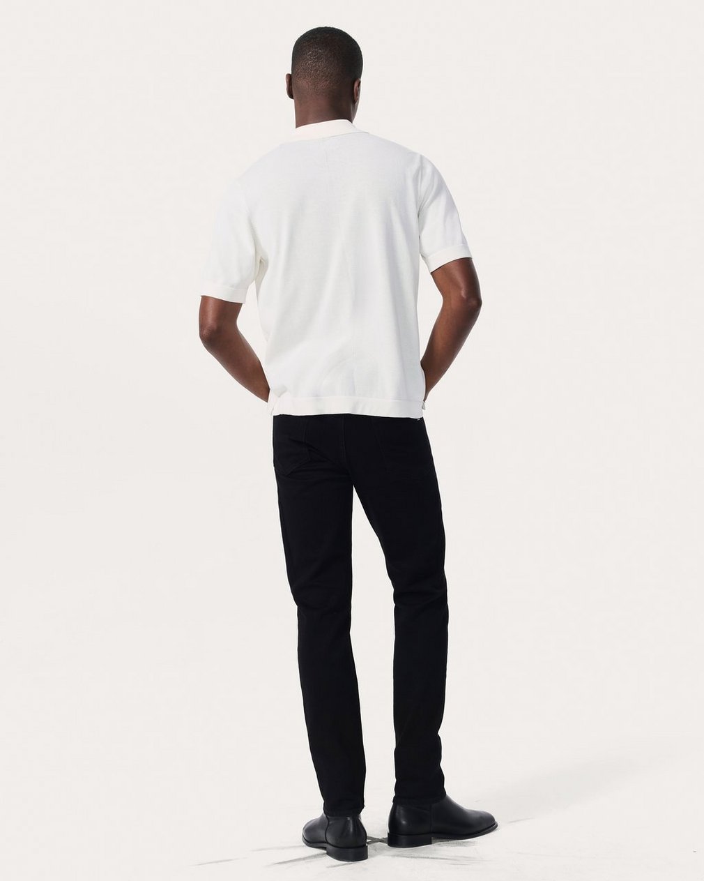 Dalton Knit Shirt - White