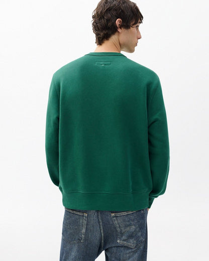 Sour Face Embroidered Sweatshirt - Pine Forest