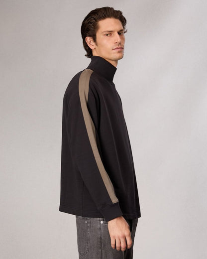 Mockneck Sweatshirt - Black