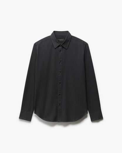 Tomlin Stretch Dobby Shirt - Charcoal Grey
