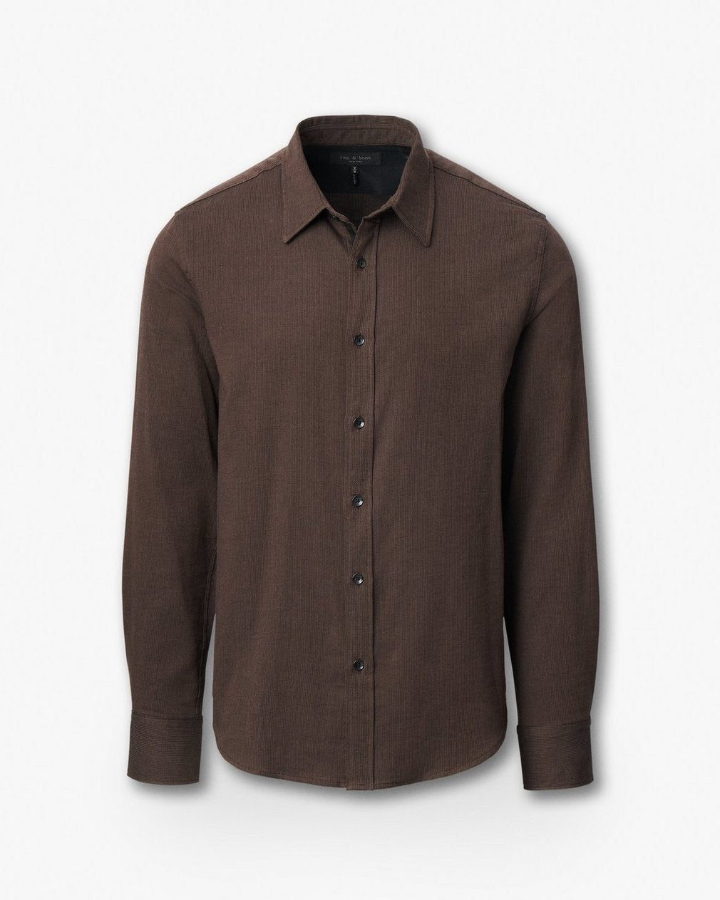 Tomlin Stretch Dobby Shirt - Dark Brown