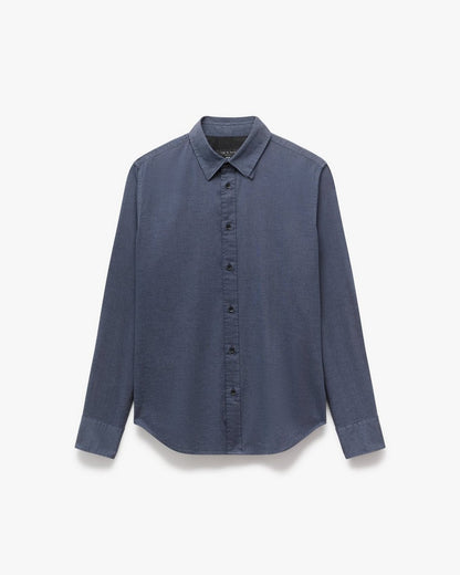 Tomlin Stretch Dobby Shirt - Shark Blue