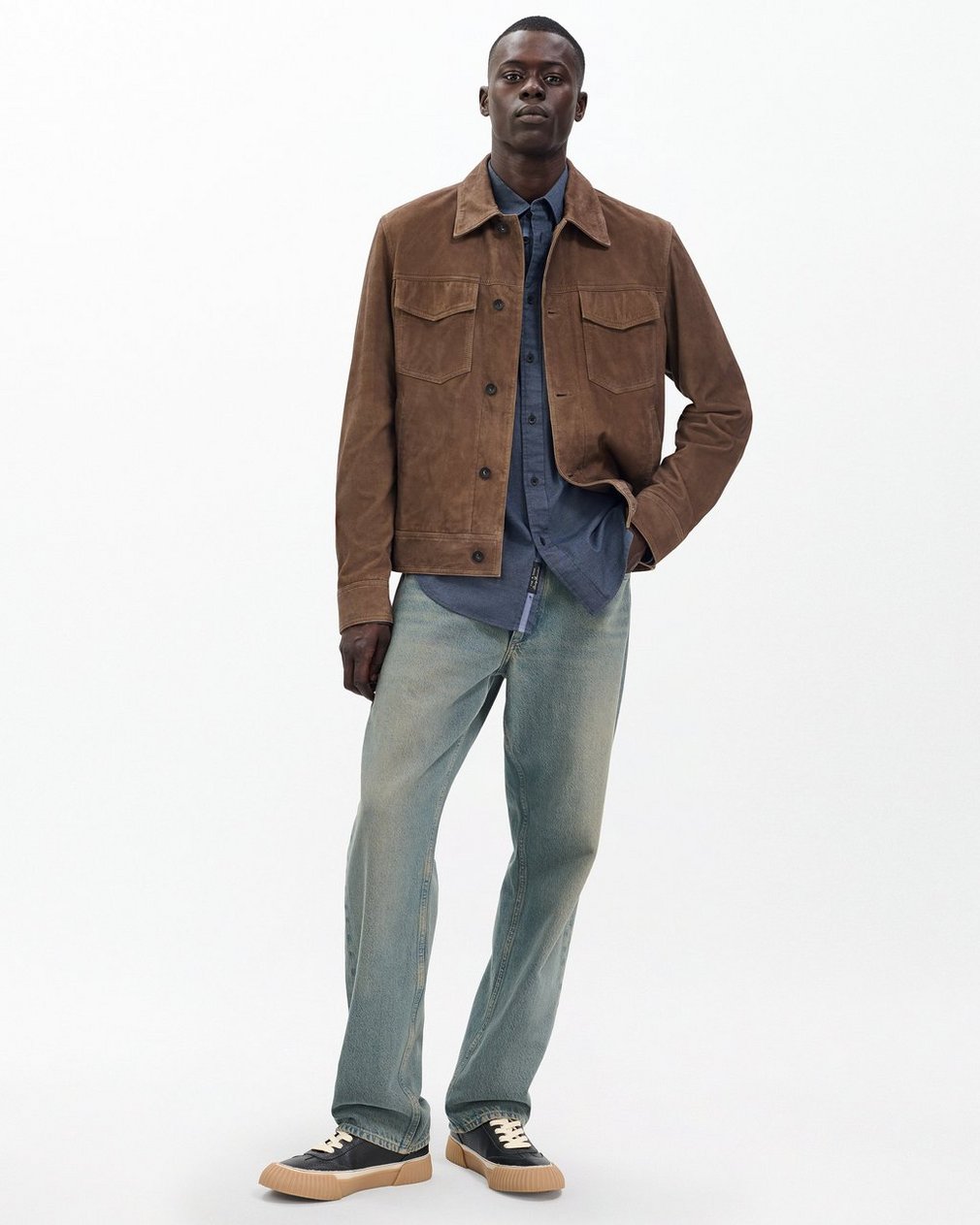 Tomlin Stretch Dobby Shirt - Shark Blue