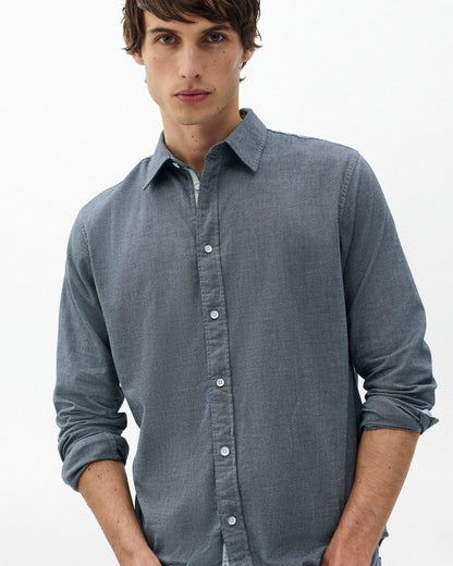 Tomlin Stretch Dobby Shirt - Sky Blue