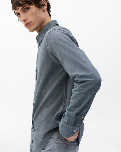 Tomlin Stretch Dobby Shirt - Sky Blue