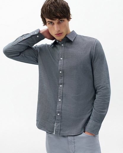 Tomlin Stretch Dobby Shirt - Sky Blue
