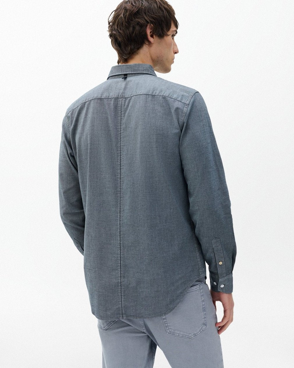 Tomlin Stretch Dobby Shirt - Sky Blue