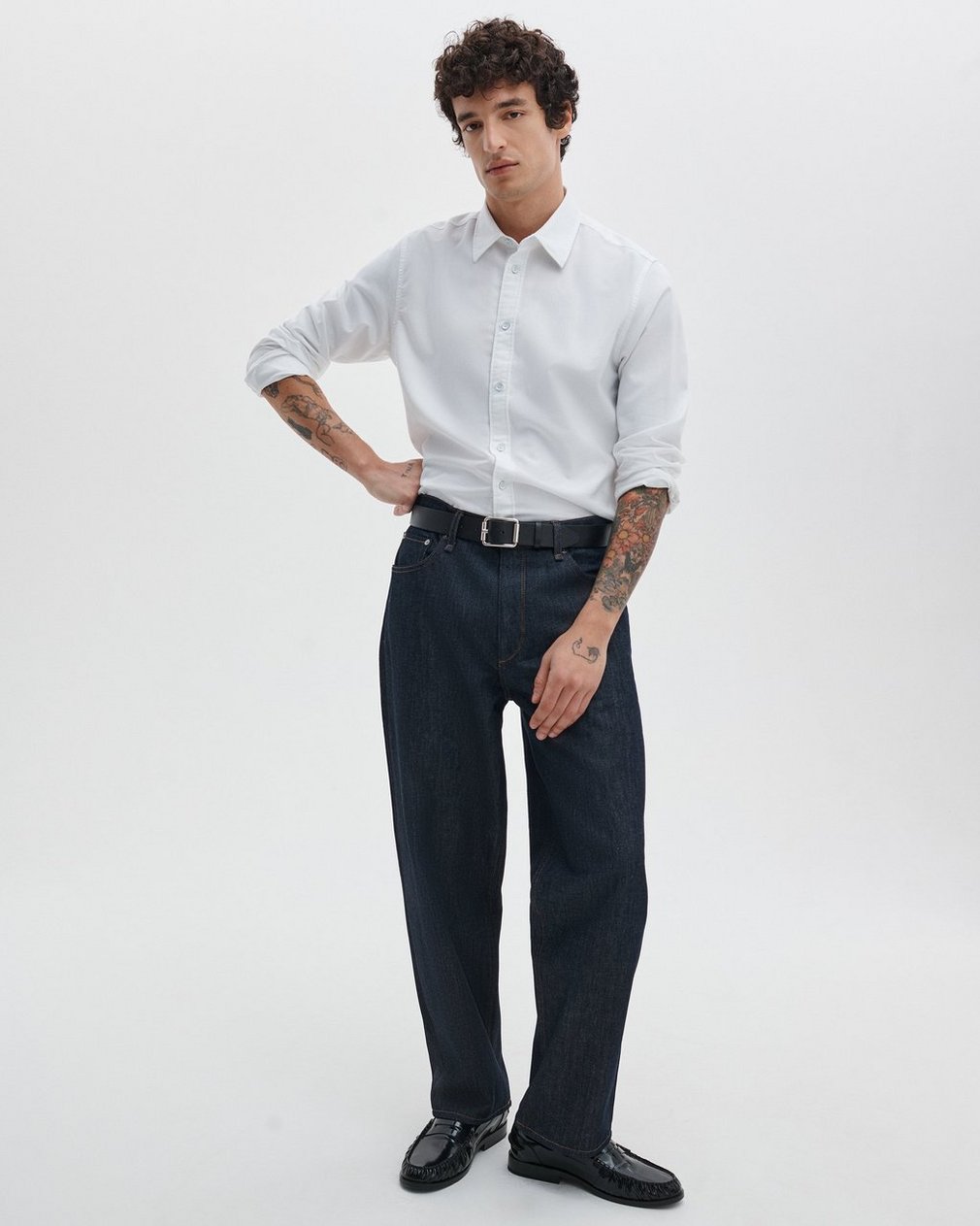 Tomlin Stretch-Cotton Dobby Shirt - White