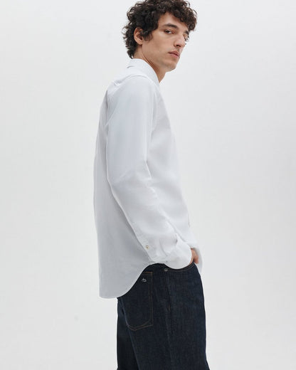 Tomlin Stretch-Cotton Dobby Shirt - White