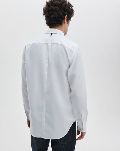 Tomlin Stretch-Cotton Dobby Shirt - White