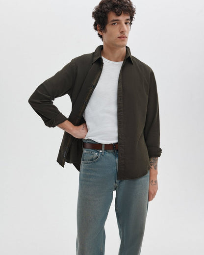 Tomlin Stretch-Cotton Dobby Shirt - Army