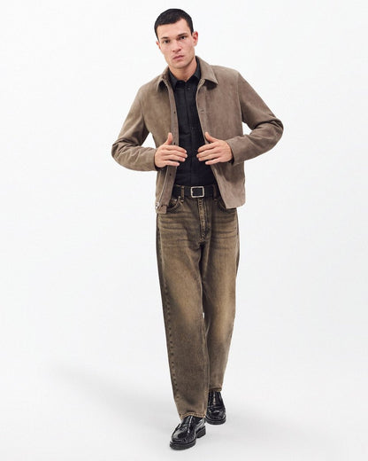 Tomlin Crosshatch Shirt - Black/Grey