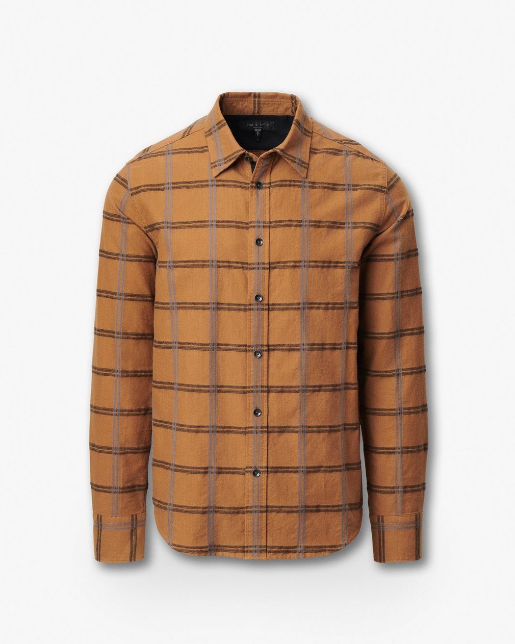 Tomlin Brushed Oxford Shirt - Rust