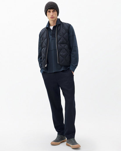 Washed Cotton Rugby Shirt - Washed Black