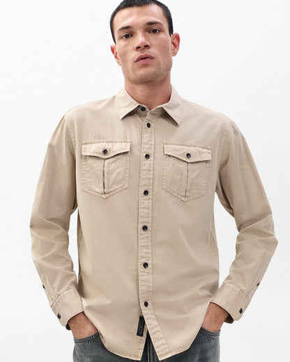 Finch Military Shirt - Light Metal