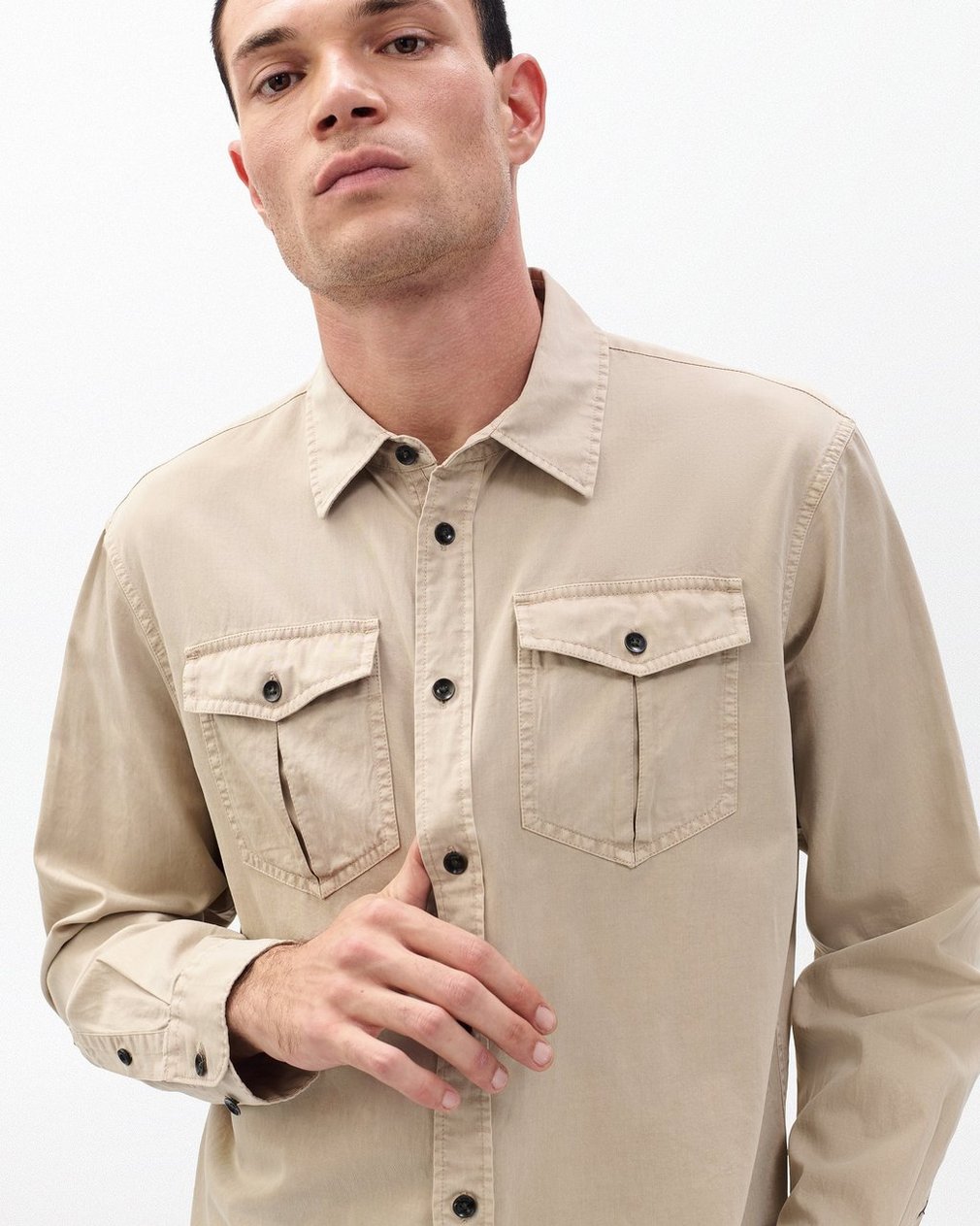 Finch Military Shirt - Light Metal