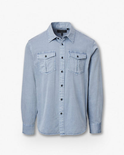 Finch Military Shirt - Workwear Blue