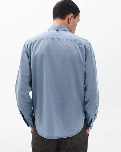 Finch Military Shirt - Workwear Blue