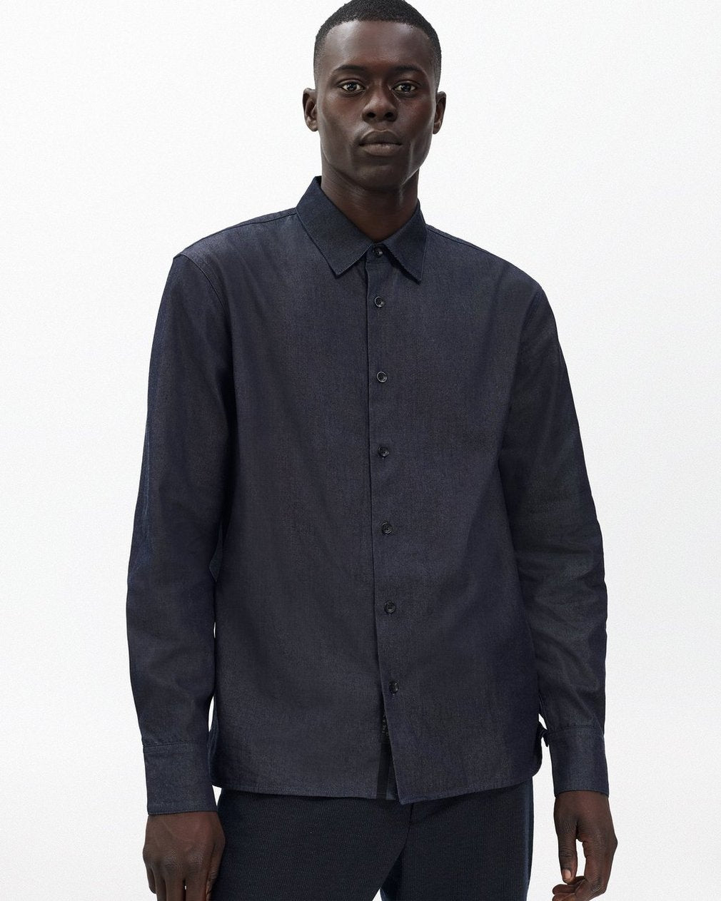 Dalton Japanese Denim Shirt - Indigo
