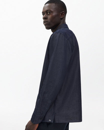 Dalton Japanese Denim Shirt - Indigo