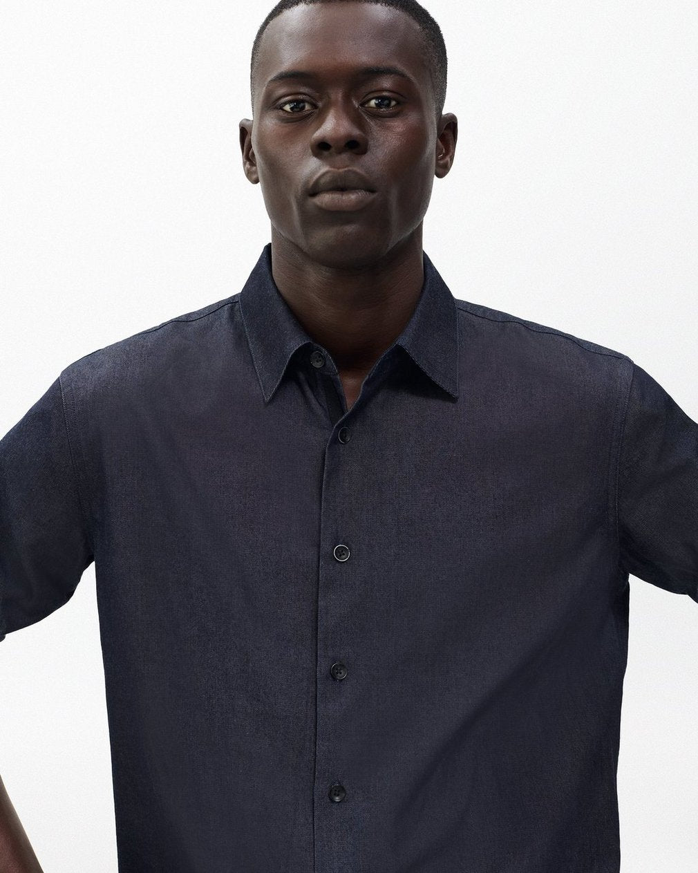 Dalton Japanese Denim Shirt - Indigo