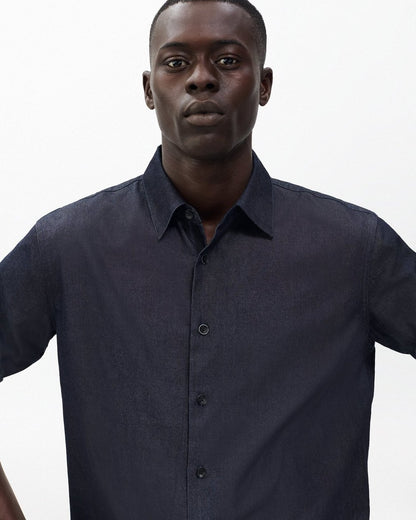 Dalton Japanese Denim Shirt - Indigo