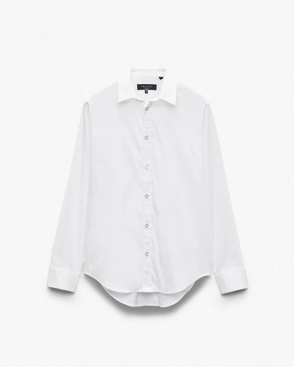 Patrick Poplin Shirt - White