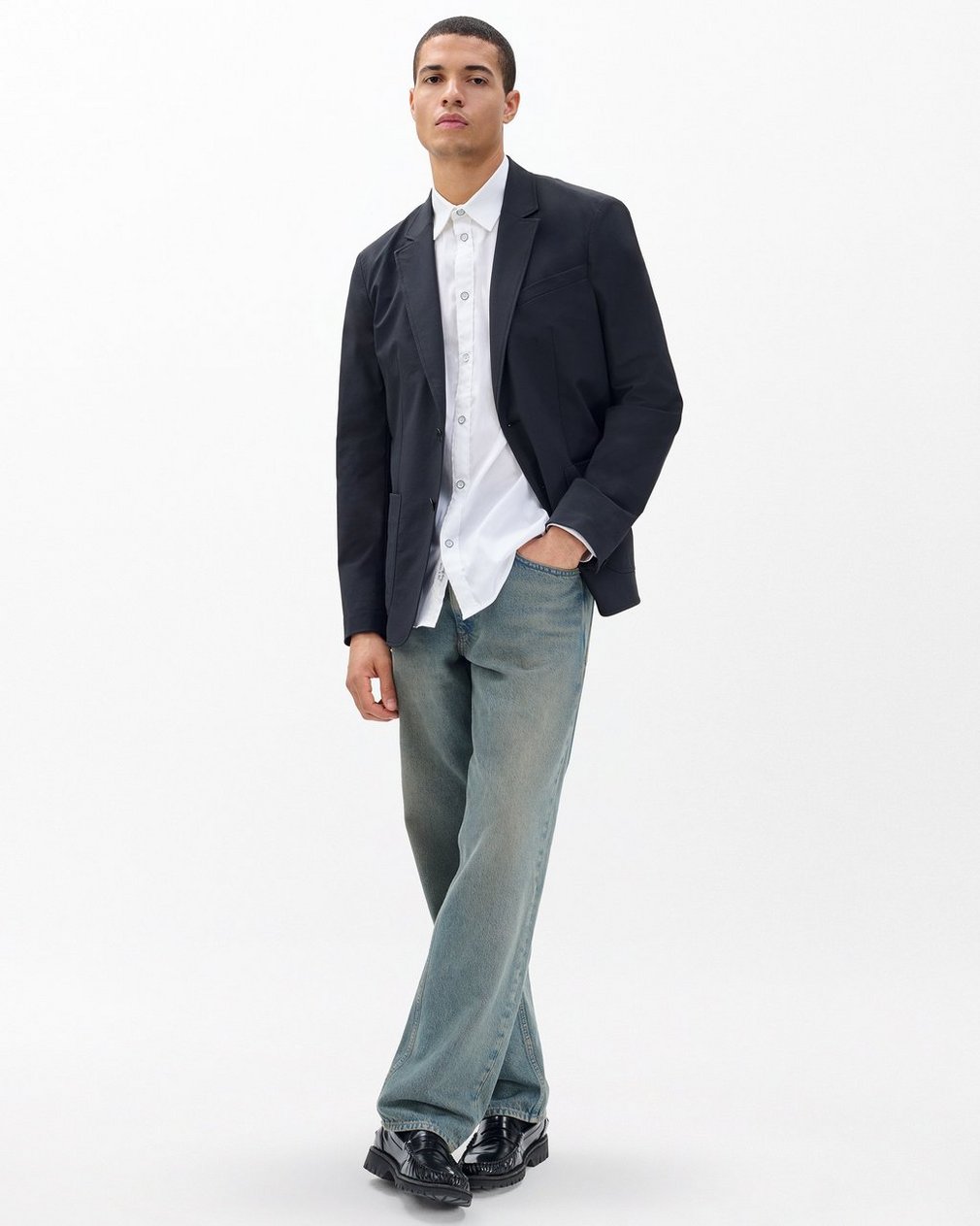 Patrick Poplin Shirt - White