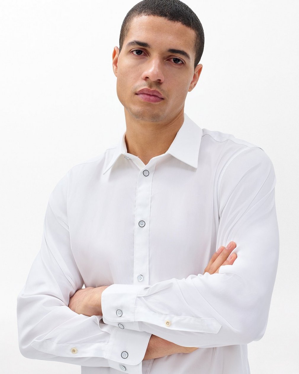 Patrick Poplin Shirt - White