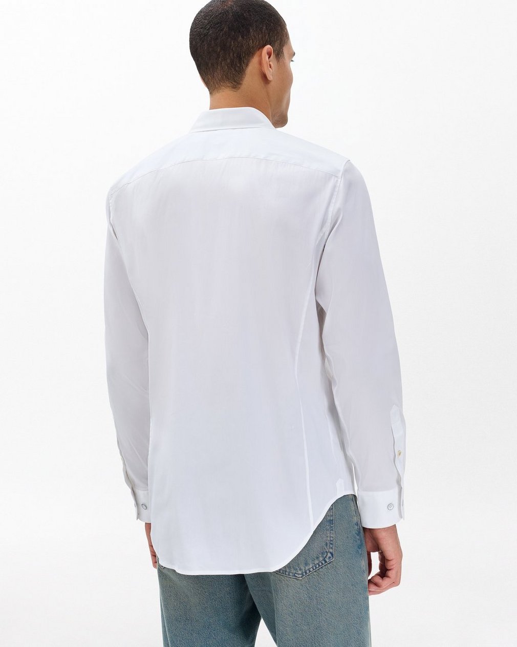 Patrick Poplin Shirt - White
