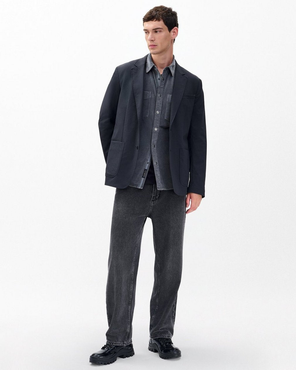 Corduroy CPO Overshirt - Slate
