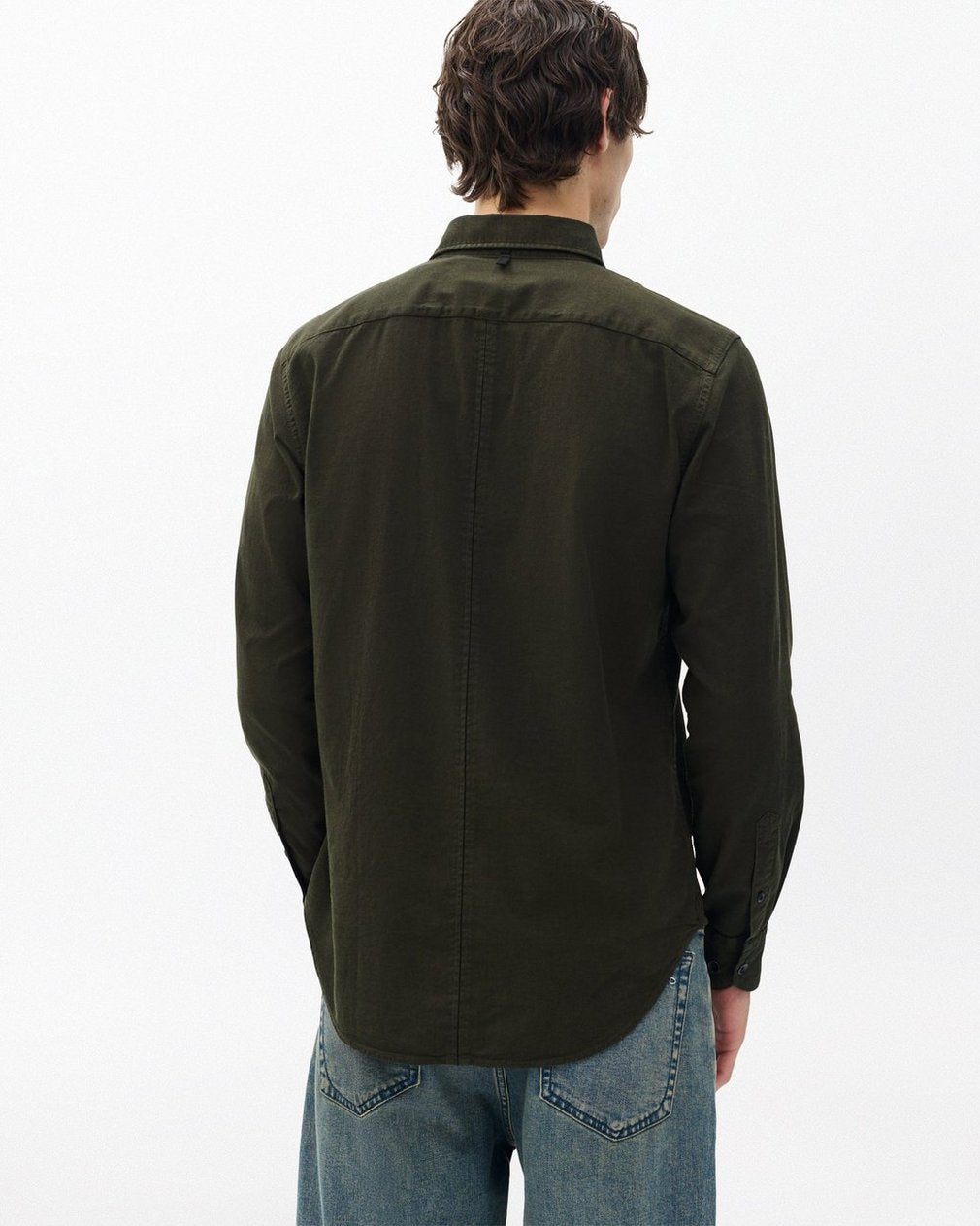 Tomlin Stretch Dobby Shirt - Forest Green