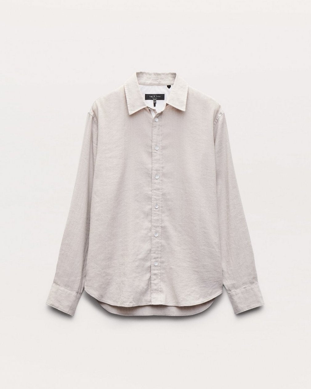 Finch Linen-Blend Shirt - Chime Grey