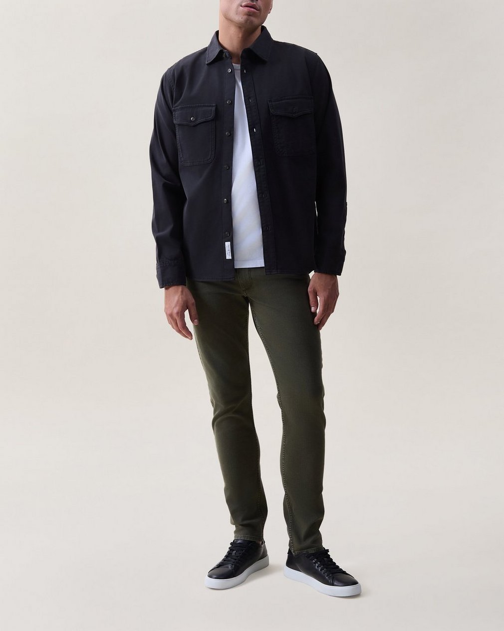 Jack Cotton-Blend Shirt - Black