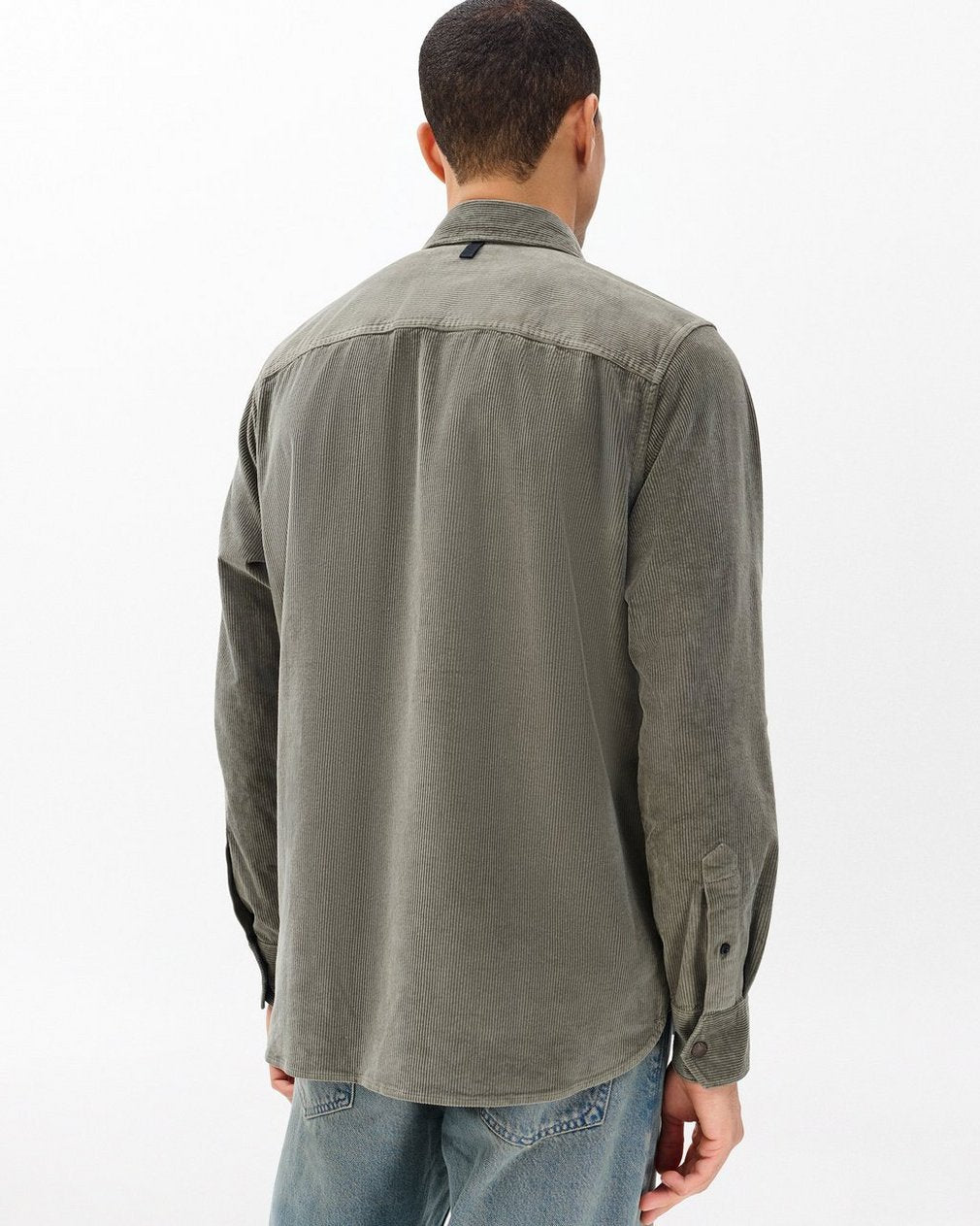 Corduroy CPO Overshirt - Dark Green