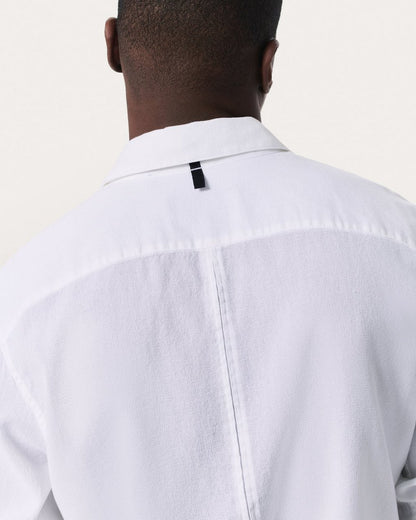 Dalton Canvas Shirt - White
