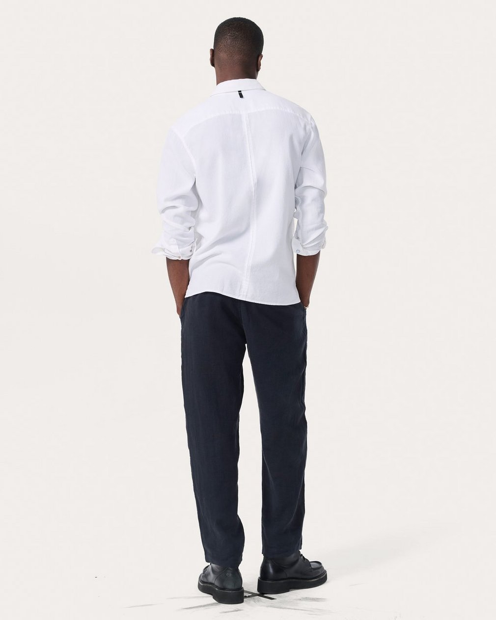 Dalton Canvas Shirt - White