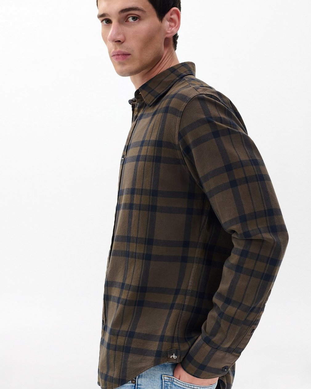 Tomlin Plaid Flannel Shirt - Stonewall