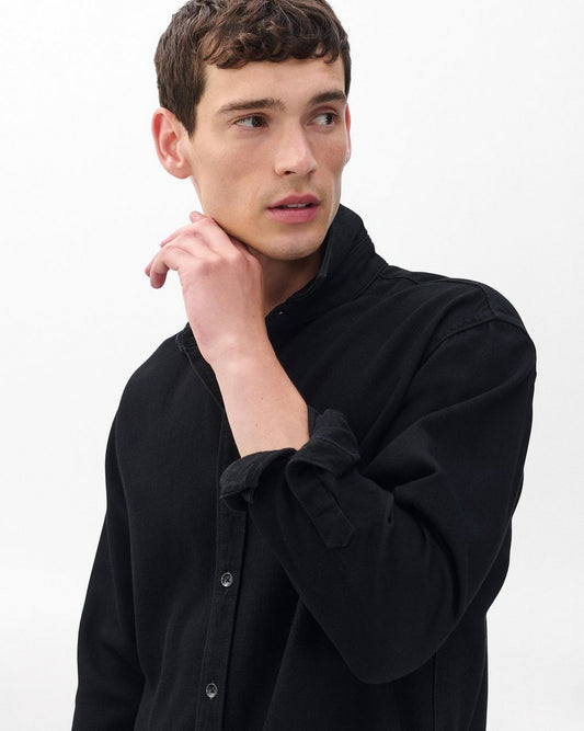 Finch Denim Shirt - Black
